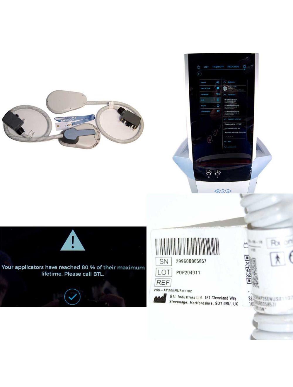 2019 BTL EMsculpt Electromagnetic Tone Muscle Body Arm Sculpt Treatment System BTL