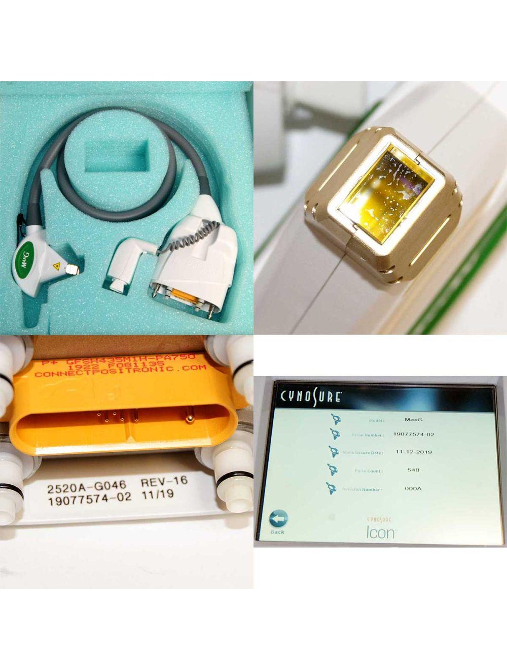 2019 Cynosure Icon IPL Laser System with 5 Handpieces 1540 MaxG MaxR 1064+ MaxYs Cynosure