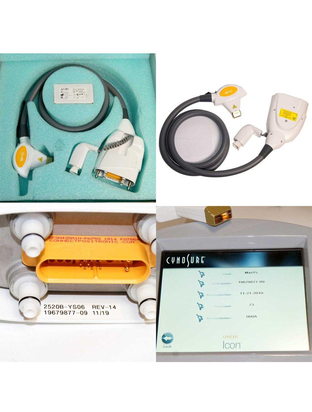 2019 Cynosure Icon IPL Laser System with 5 Handpieces 1540 MaxG MaxR 1064+ MaxYs Cynosure