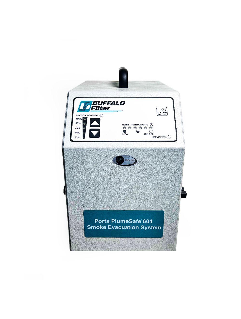 Buffalo Porta PlumeSafe 604 Smoke Evacuation System + ViroSafe XLL Filter PPS604 Sol International Medical