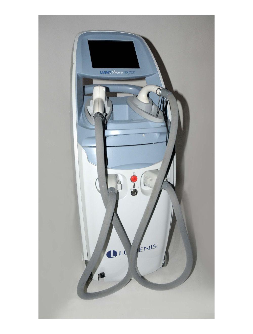 2011 Lumenis Lightsheer Duet 810nm Hair Removal Light Shear Sheer w 2 Handpieces Lumenis