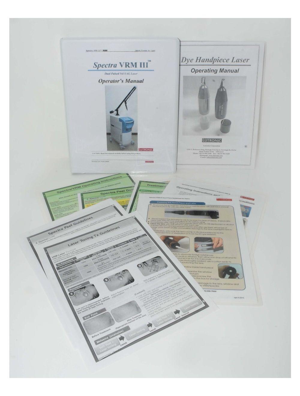 2010 Lutronic Spectra VRM III Q-Switched Nd:YAG Laser Tattoo CARBON PEEL 1064nm Lutronic