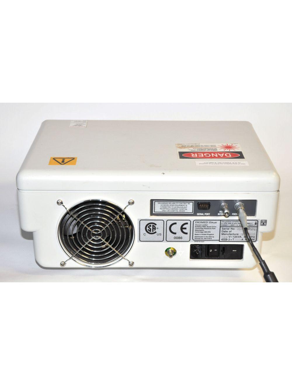 Diomed 15 Plus Diode Surgical Laser 15w AngioDynamics 810 nm ELVT Vascular 2005 Sol International Medical