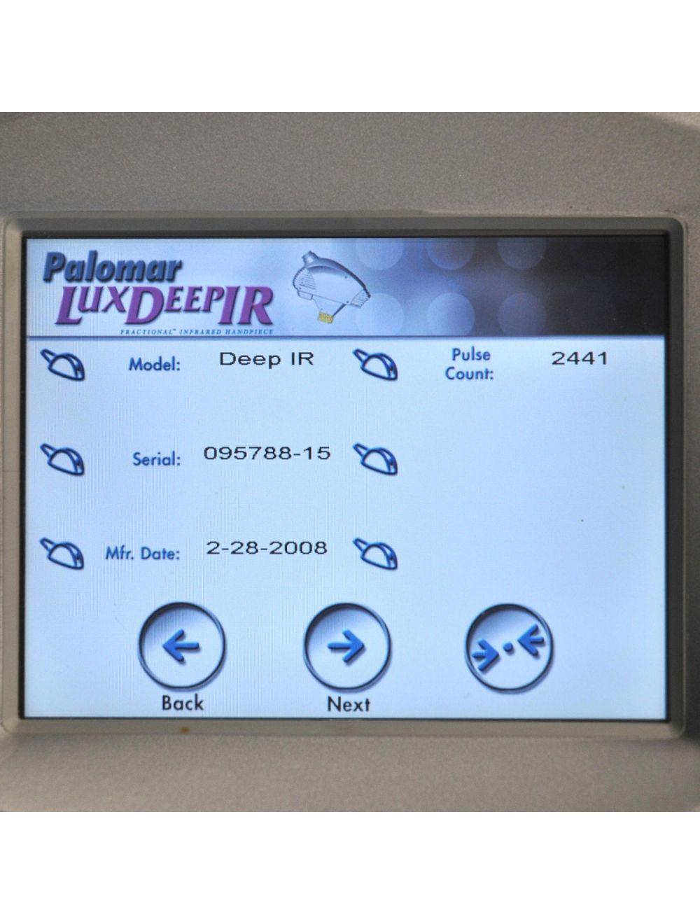 2010 Palomar StarLux 500 IPL Laser Lux Ys LuxDeepIR Hair Removal Skin Tightening Palomar