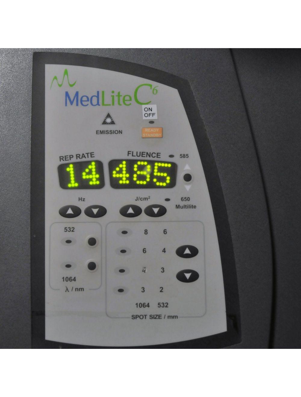 2007 Hoya ConBio MedLite C6 Q Switch Laser Con Bio Tattoo Removal 1064 Dye Kit Sol International Medical