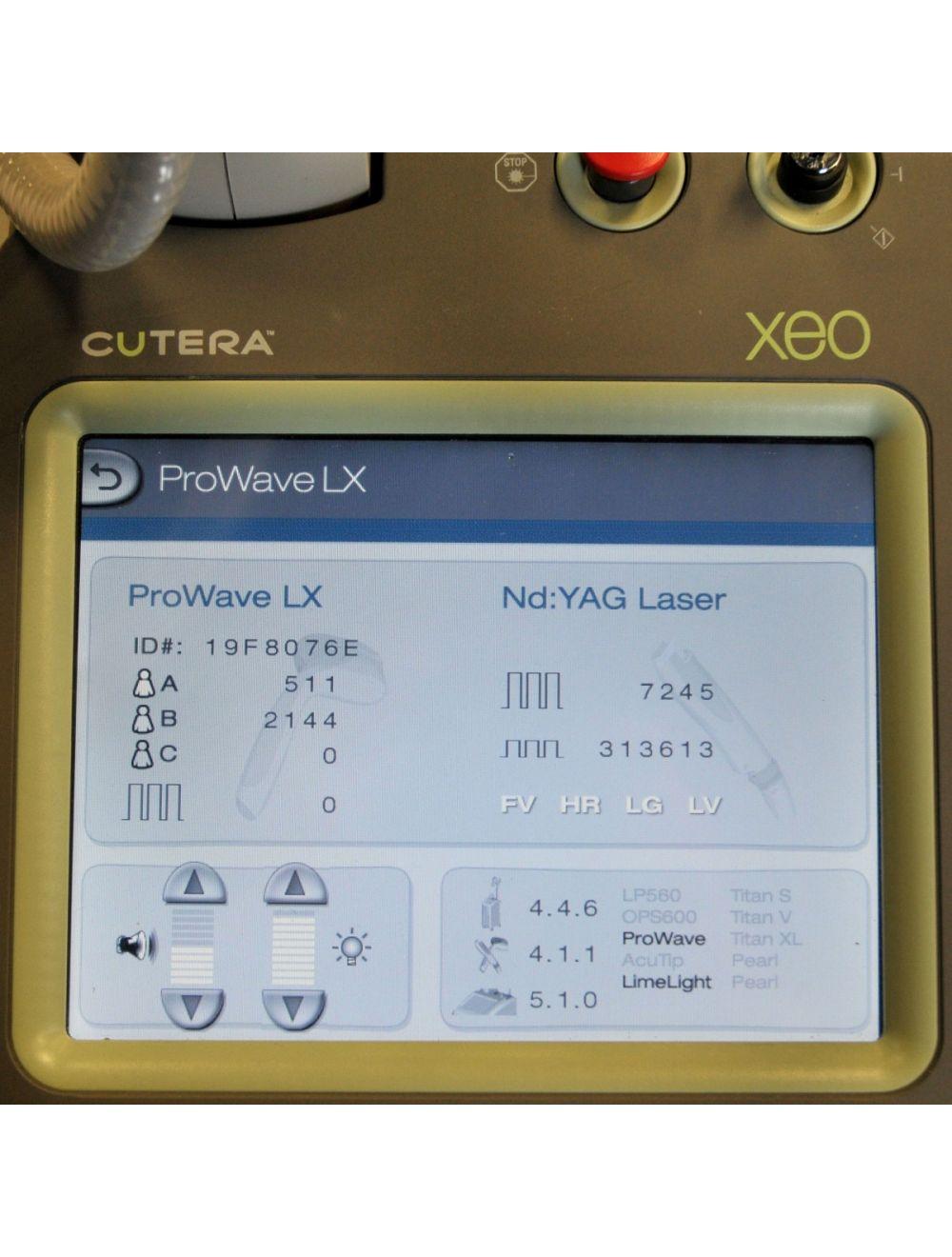 2018 Cutera XEO IPL Laser Nd YAG 1064 Prowave LX Limelight Hair Removal Lesions Cutera