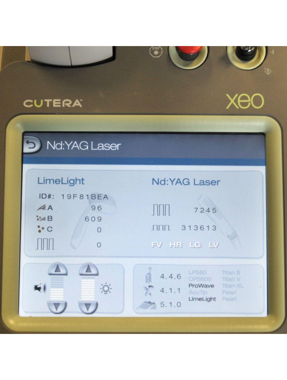 2018 Cutera XEO IPL Laser Nd YAG 1064 Prowave LX Limelight Hair Removal Lesions Cutera