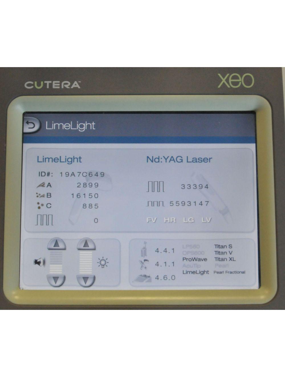 2008 Cutera XEO IPL Laser Nd YAG 1064 Prowave LX Limelight Hair Removal LOADED! Cutera