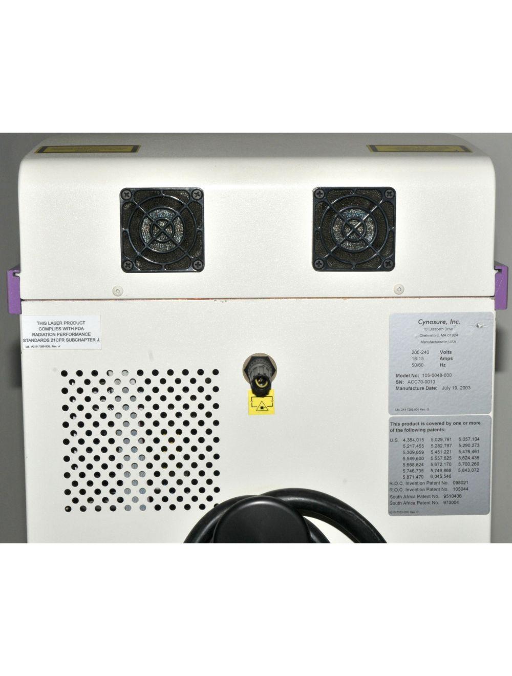 Cynosure Acclaim 7000 Laser 1064 Nd YAG Hair Removal Skin Rejuvenate Vascular Cynosure