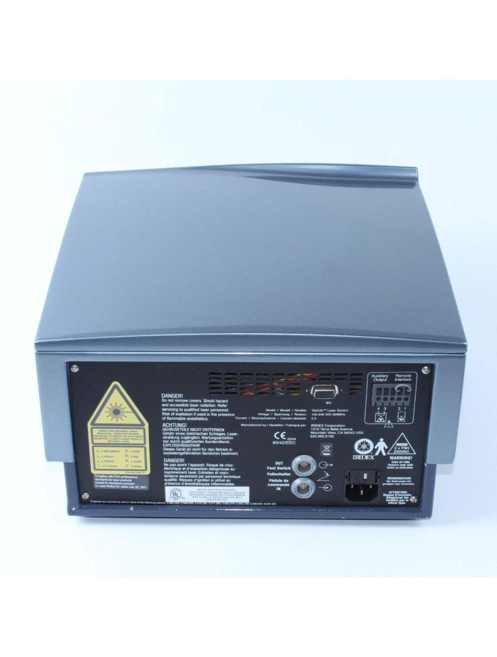2005 Iridex VariLite Dual Wavelength 532/940 DPSS Vascular/Pigment Laser 0.7mm Sol International Medical