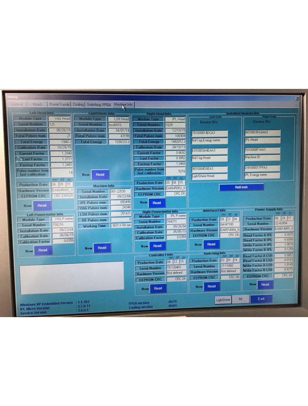 2005 Iridex VariLite Dual Wavelength 532/940 DPSS Vascular/Pigment Laser 0.7mm Sol International Medical