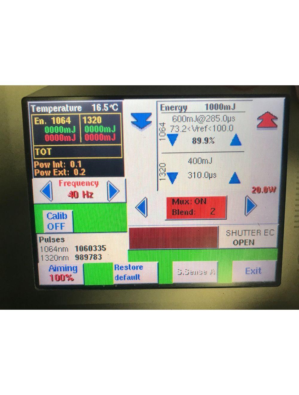 2008 Cynosure SmartLipo MPX NdYAG 1064 1320 2M Pulses Body Sculpt Laser NON RFID Cynosure