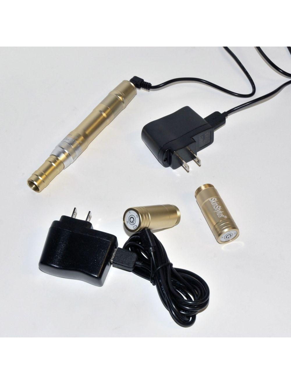 SkinStylus Gold Microneedling Professional Kit Collagen Skin Stylus Pen Biolock II Sol International Medical