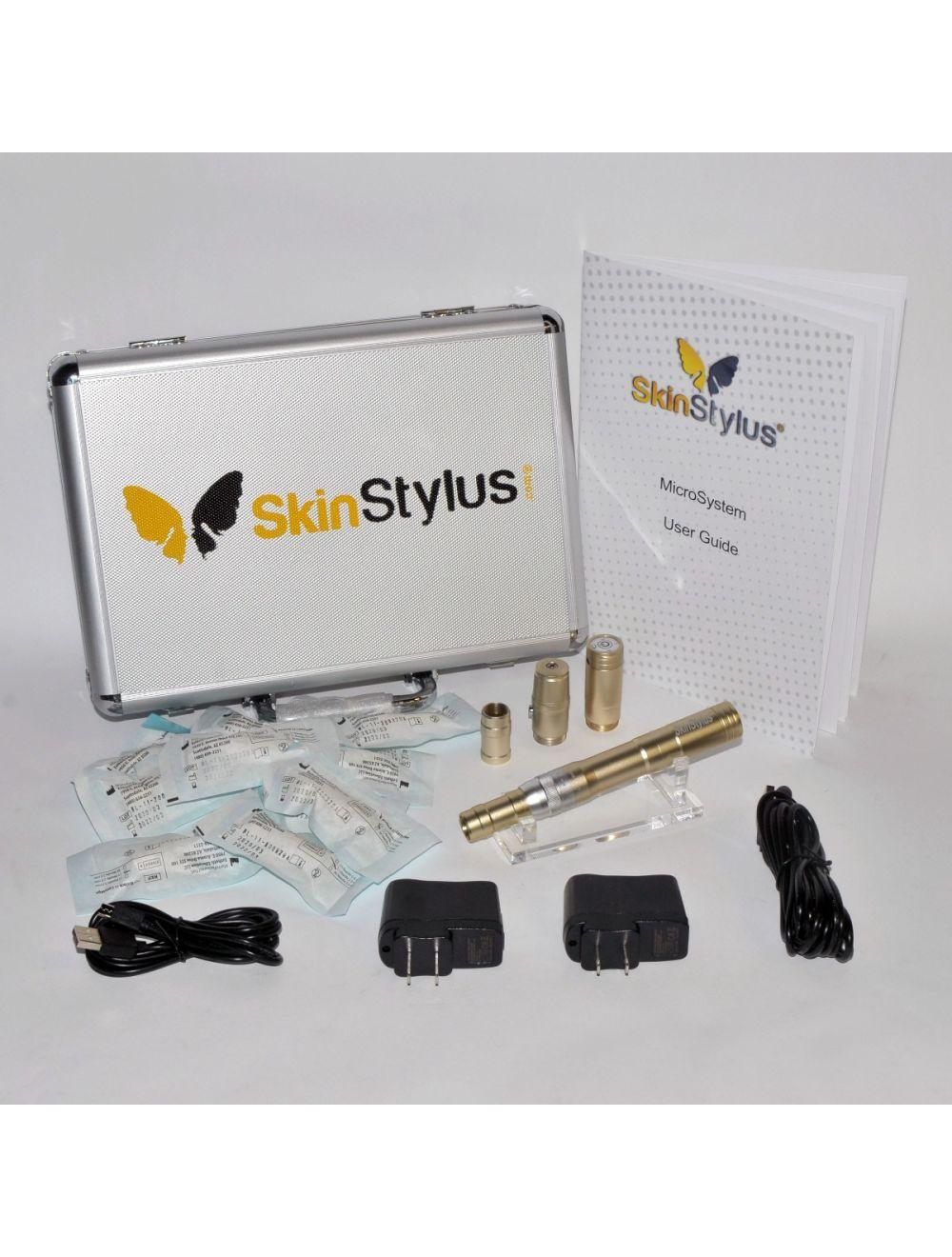 SkinStylus Gold Microneedling Professional Kit Collagen Skin Stylus Pen Biolock II Sol International Medical