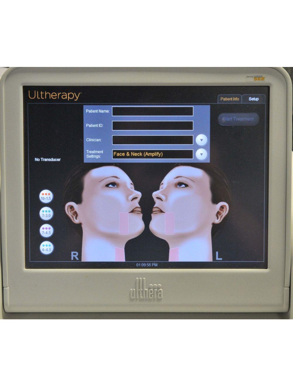 2010 Ulthera Ultherapy Non Invasive Ultrasound Therapy Neck Face Merz Aesthetics Sol International Medical