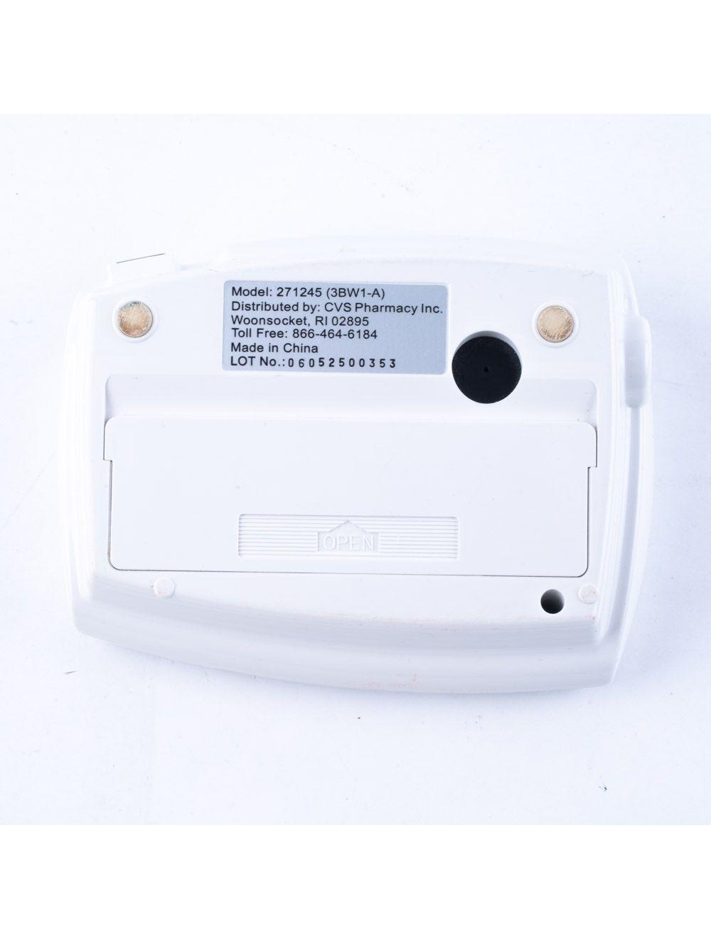 CVS Pharmacy Automatic Battery Powered Blood Pressure Monitor 271245 (3BW1-A) Sol International Medical