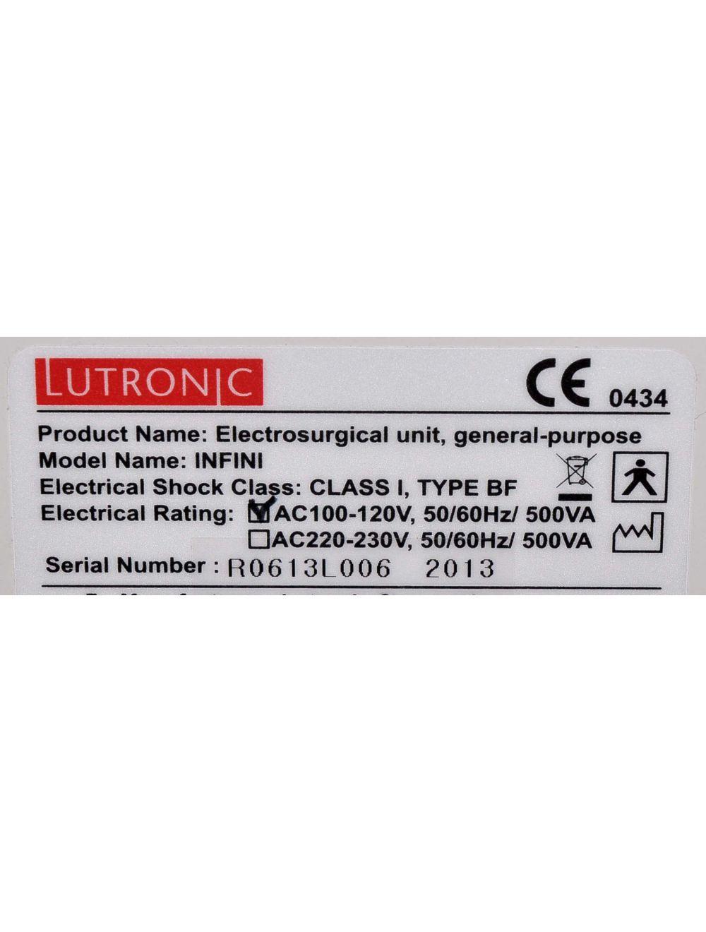 2013 Lutronic INFINI Aesthetic Microneedling Electrosurgical Skin Renew RF Laser Lutronic