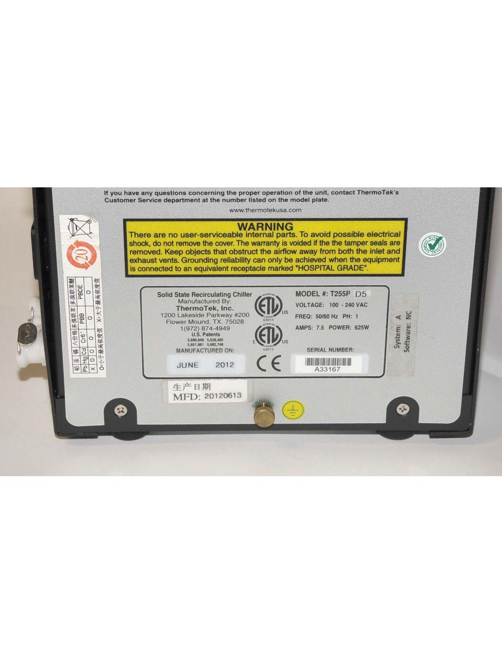 Sciton Thermotek T255P External Recirculating Liquid Chiller Portable * NEW Sol International Medical