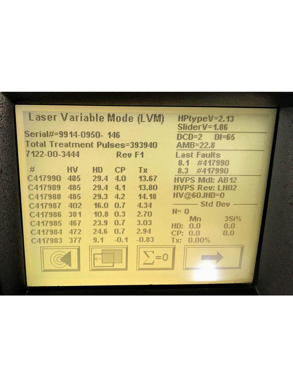 2004 Candela GentleYAG 80J Nd:YAG 1046 Laser Hair Removal Vascular System Candela