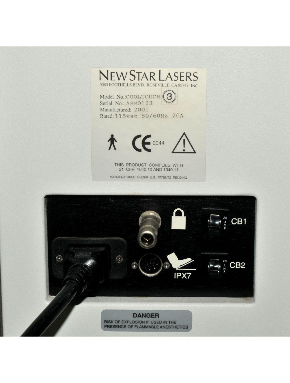 2001 NewStar CoolTouch 3 CT YAG Laser Cosmetic Acne Wrinkles Scars Skin Care Sol International Medical