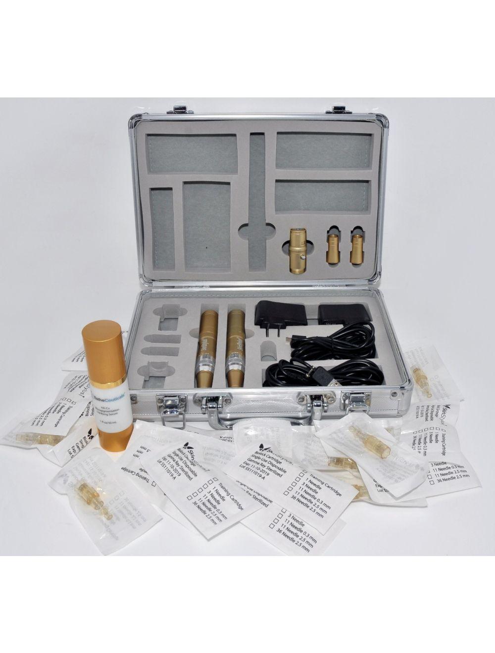 2 Gold Pens SkinStylus Microneedling Professional Kit Beautiful Skin Stylus DEMO Sol International Medical