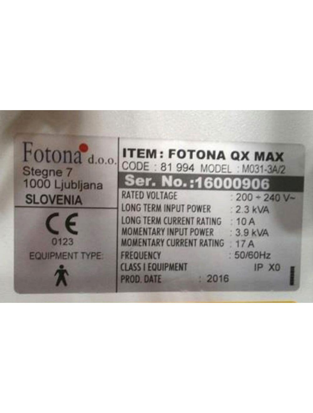 2016 Fotona QX Max QSwitched Laser Tattoo Removal Q Switched Switch ICool I Cool Fotona