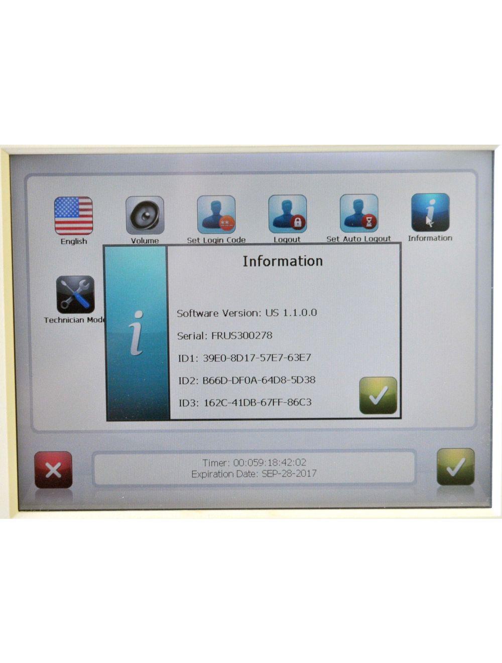 2012 Venus Concept Freeze MP2 Body Contouring RF Frequency Tightening w/2 HP's Venus