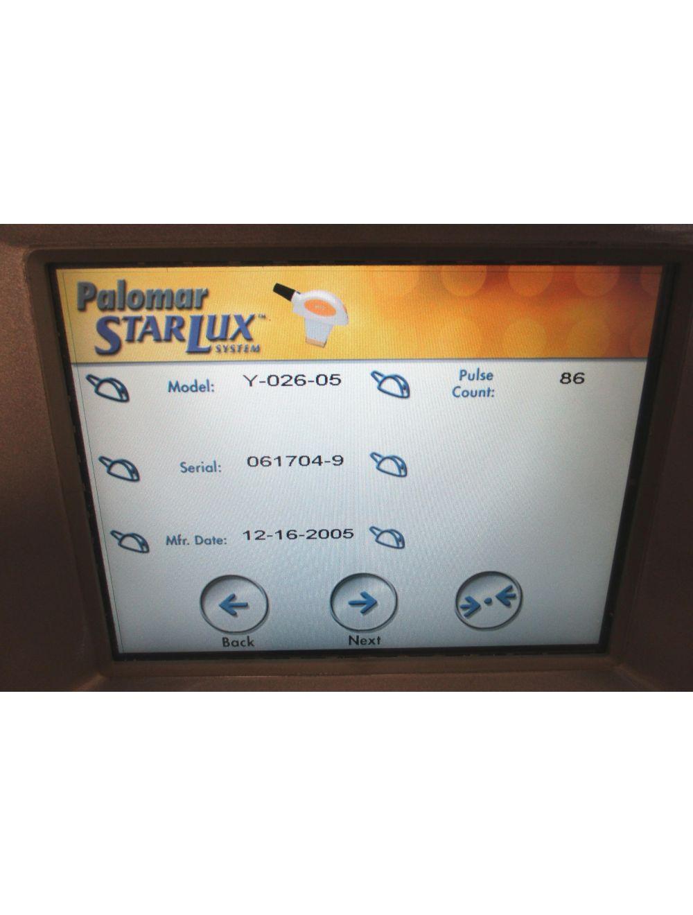 2007 Palomar StarLux 500 Laser LuxY LuxRs LuxG HandPiece Lux G Rs Y Hair Removal Palomar