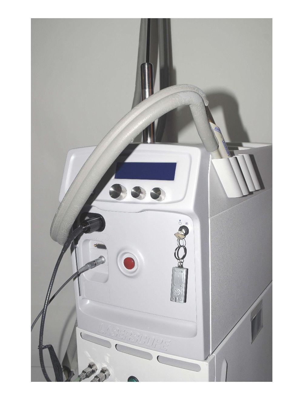 Lyra Laserscope 2002 Nd:YAG Laser w CoolSpot HandPcs 1-5&amp;10mm Hair Removal/Vein Sol International Medical