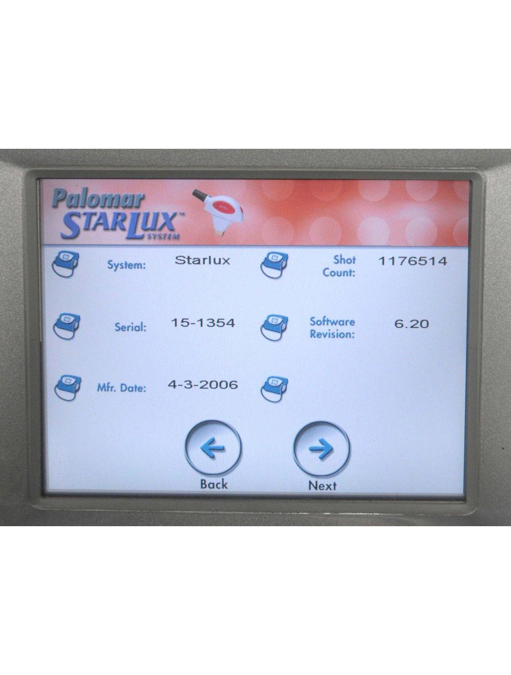 2006 Palomar StarLux 300 IPL Laser System - w 2 HandPieces LuxRs LuxG Lux Rs G Palomar