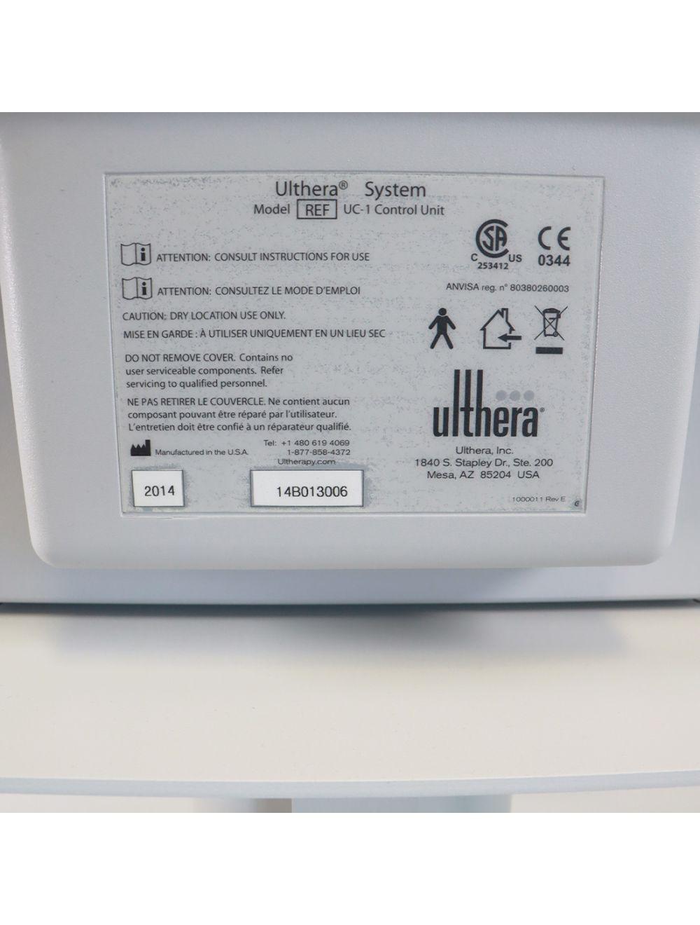 2014 Ulthera Ultherapy UC-1 Non-Invasive Ultrasound Therapy Face Neck Skin Tightening Sol International Medical