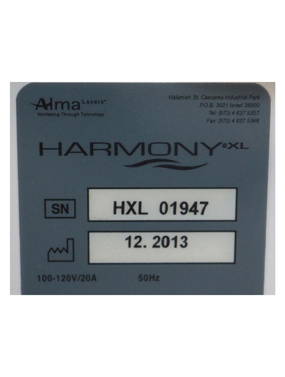 2013 Alma Harmony XL Laser Tattoo Removal Vascular Pigmented Lesions Acne 4 HP's Alma