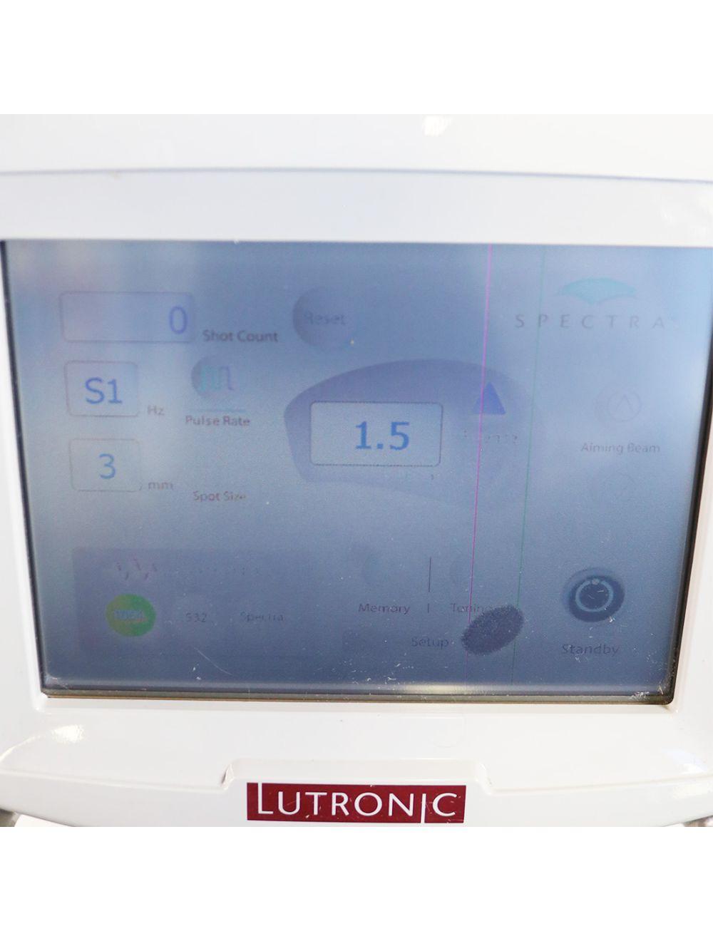 2012 Lutronic Spectra Dual Pulsed Nd Yag Laser Class IV Tattoo Removal System Lutronic