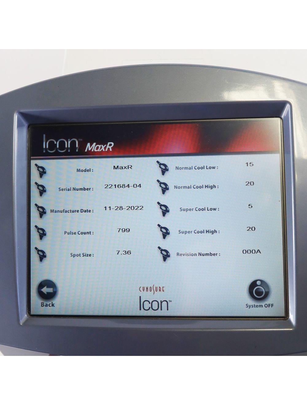 2011 Cynosure Palomar Icon IPL Laser System Hair Removal Acne MaxR MaxYs 1540 Palomar