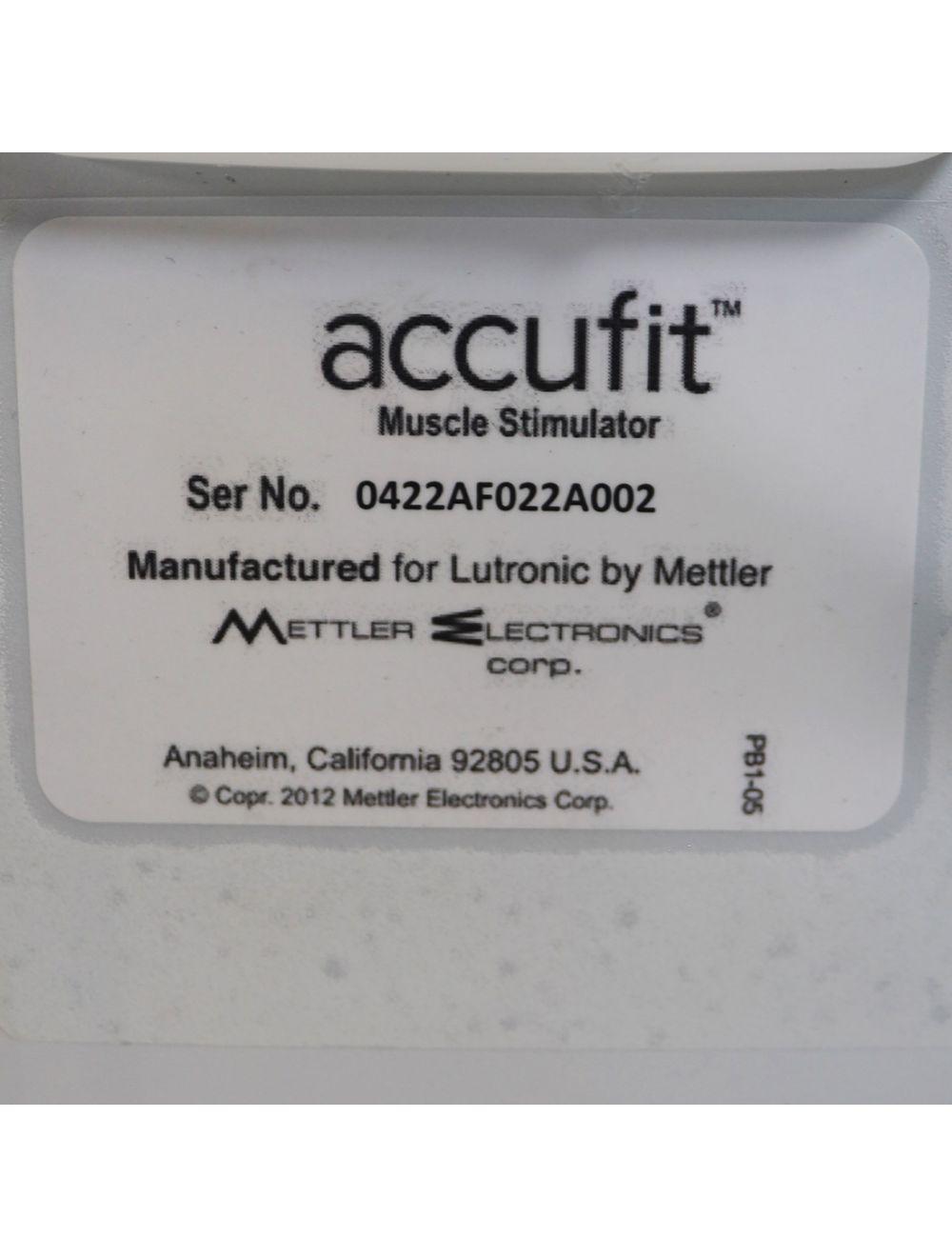 Lutronic Accufit IntelliStim Muscle Activation Stimulator System PB1-05 Lutronic