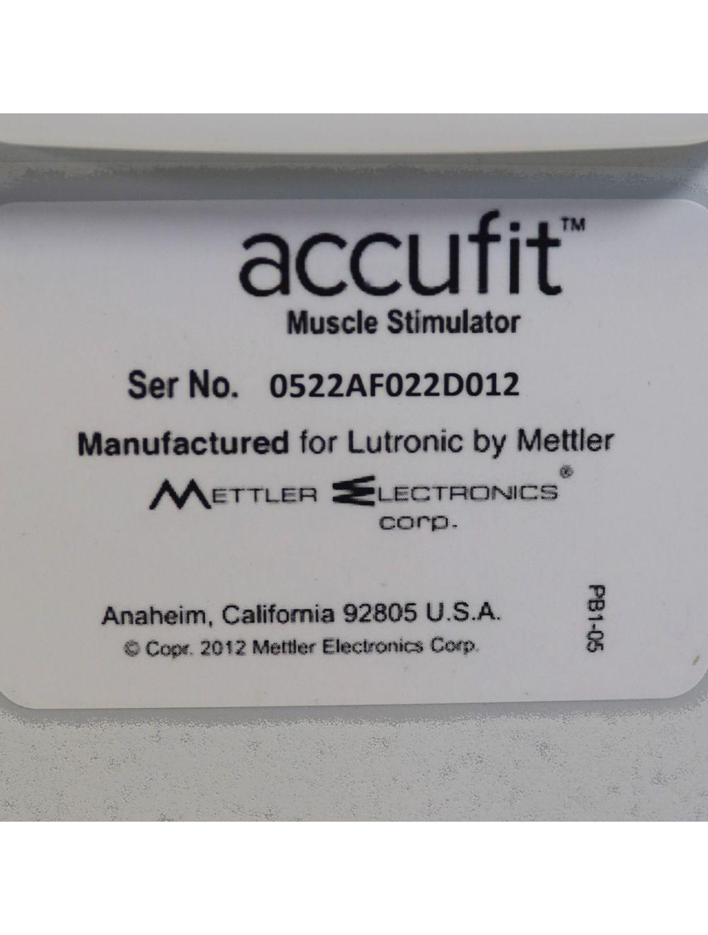 Lutronic Accufit IntelliSTIM IntelliCycle Muscle Stimulation System PB1-05 Lutronic