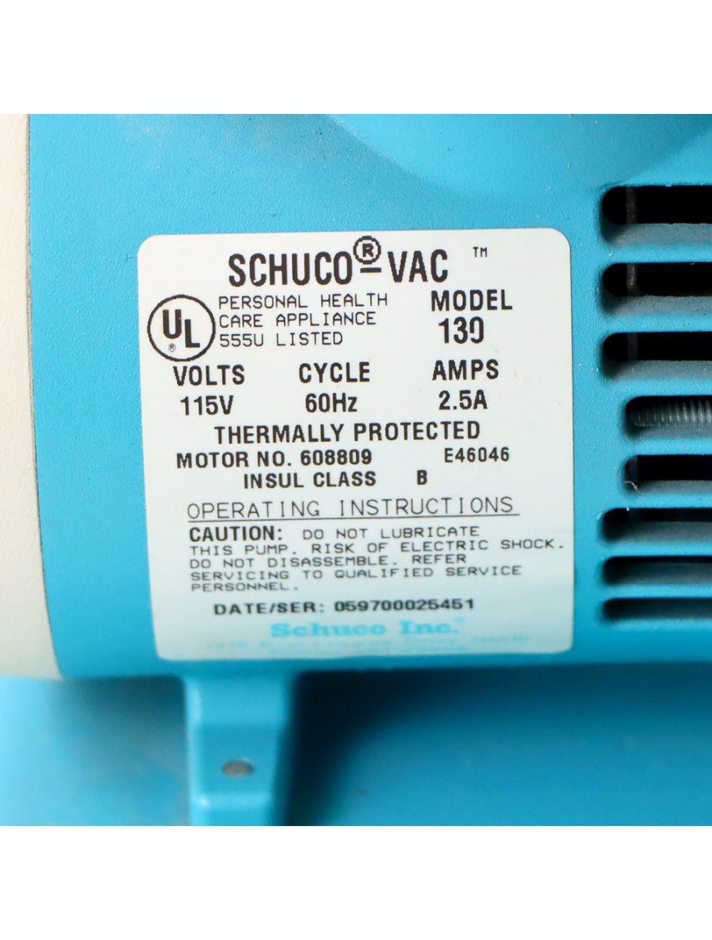 Schuco-Vac Portable Suction Aspirator w/ 1500 ml Canister, &amp; Molded Base Sol International Medical