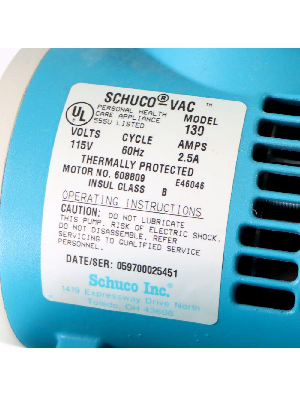 Schuco-Vac Portable Suction Aspirator w/ 1500 ml Canister, &amp; Molded Base Sol International Medical