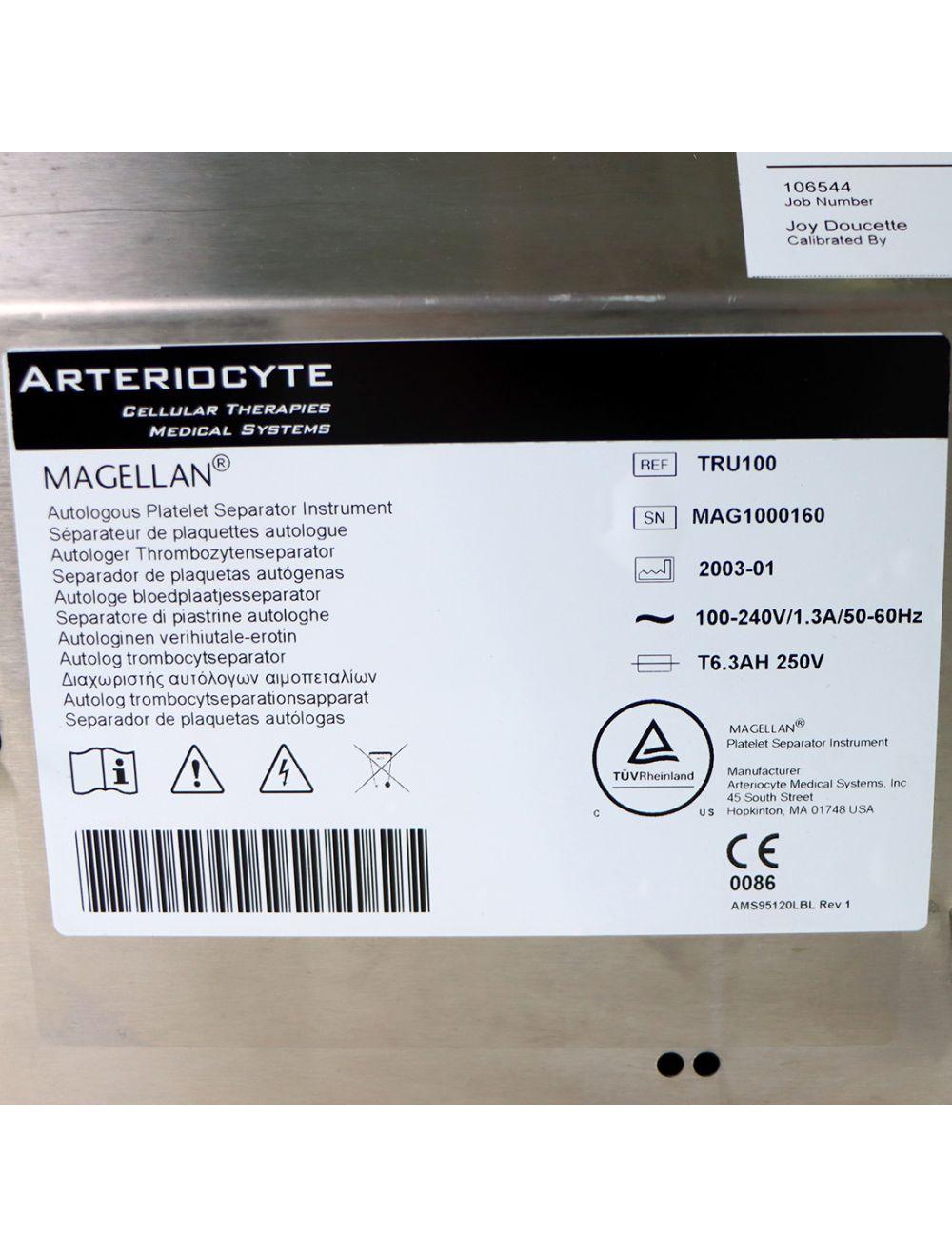 Magellan TRU100 Platelet Separator Instrument Centrifuge Sol International Medical