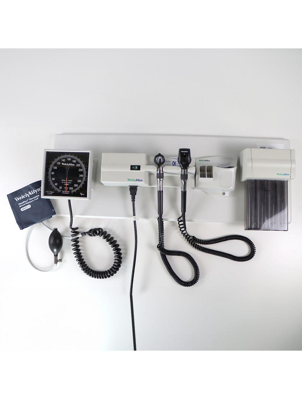 Welch Allyn Integrated Wall Diagnostic System Complete with Wall Board, Blood Pressure, 2 Heads and Specula Dispenser Sol International Medical