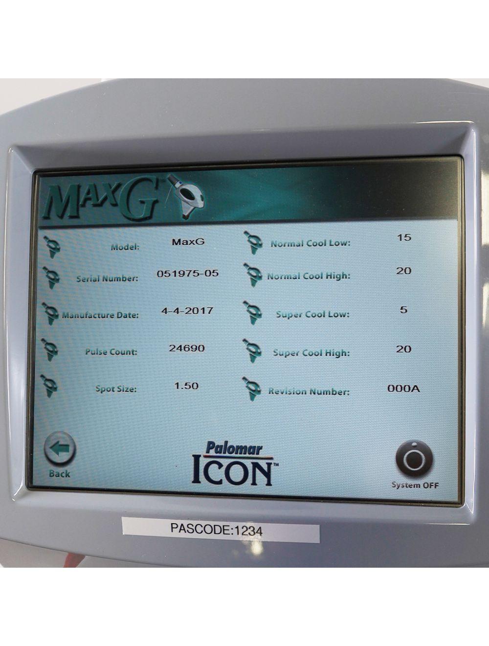 2017 Palomar Icon IPL Laser Fractional 1540 Hair Removal Vascular Skin Resurface Palomar