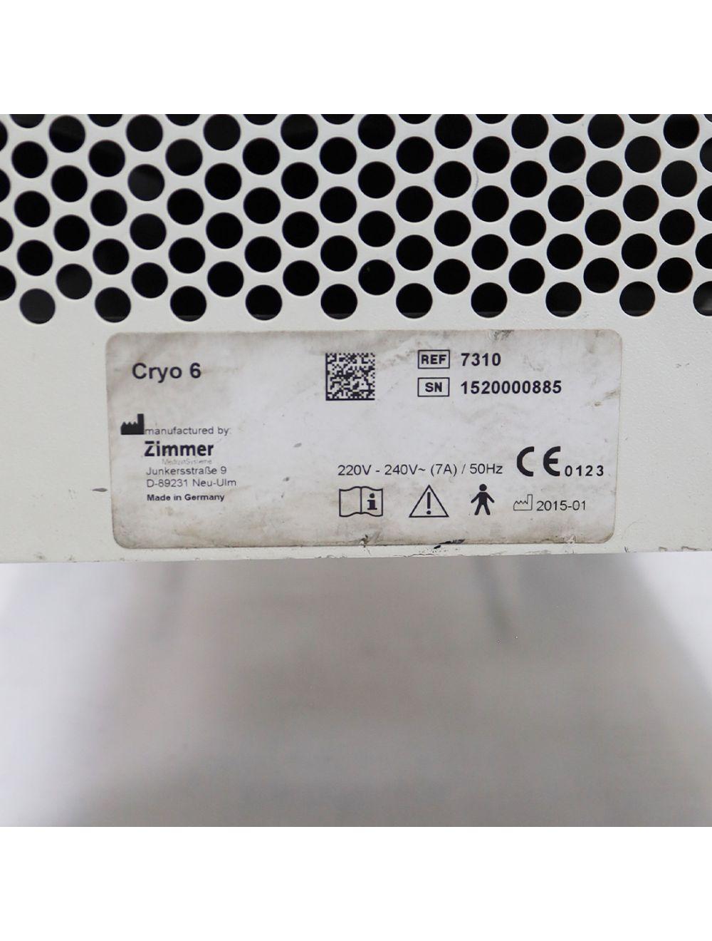 Zimmer Cryo 6 Chiller Cold Air Therapy Spot Cooling Treatment Cryotherapy Cryo6 Sol International Medical