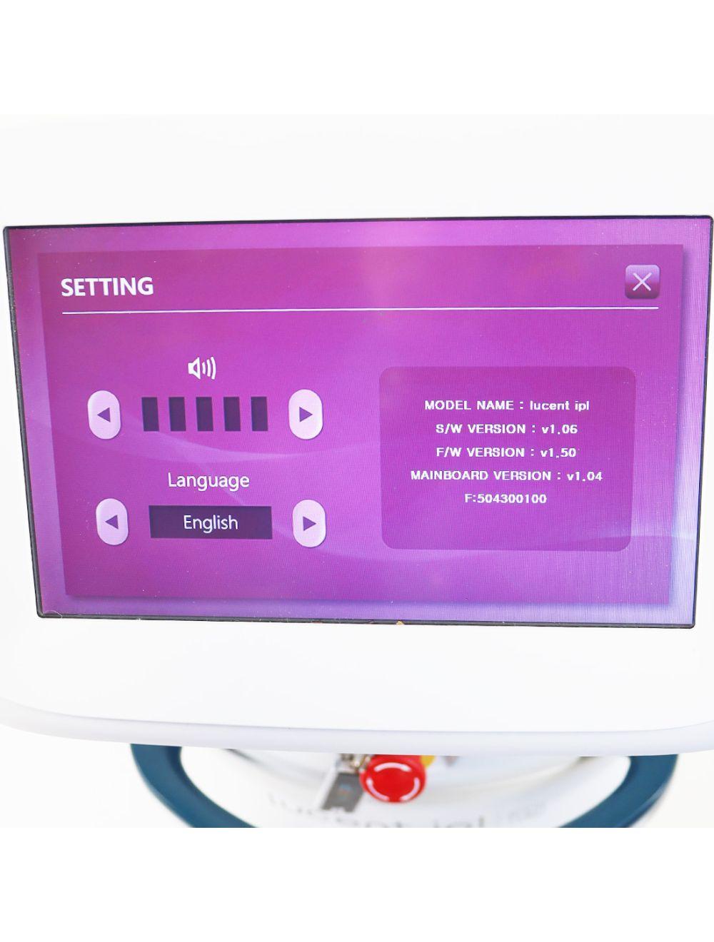 2022 Luvo Lucent IPL Laser System Skin Rejuvenation Hair Removal Lesions System Sol International Medical