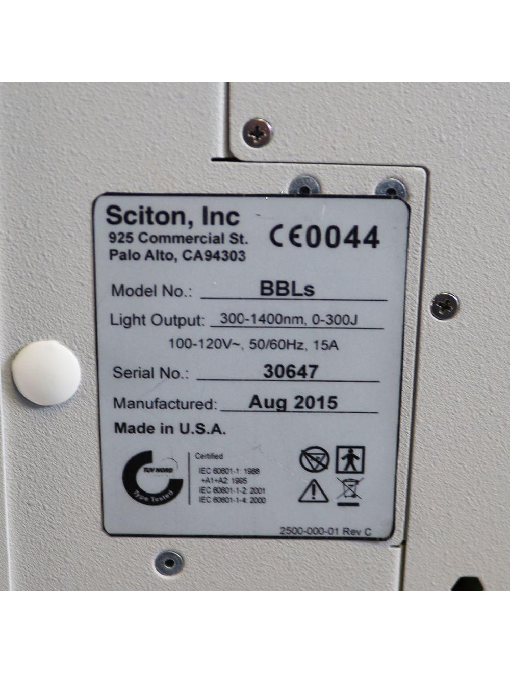 2015 Sciton Profile BBLs Laser Broad Band Light Pigment Hair Removal Vascular Sol International Medical