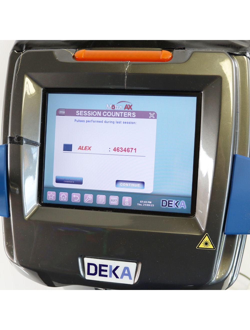 2019 Deka Cartessa Motus AX Hair Removal Laser Alexandrite 755nm All Skin Types Sol International Medical