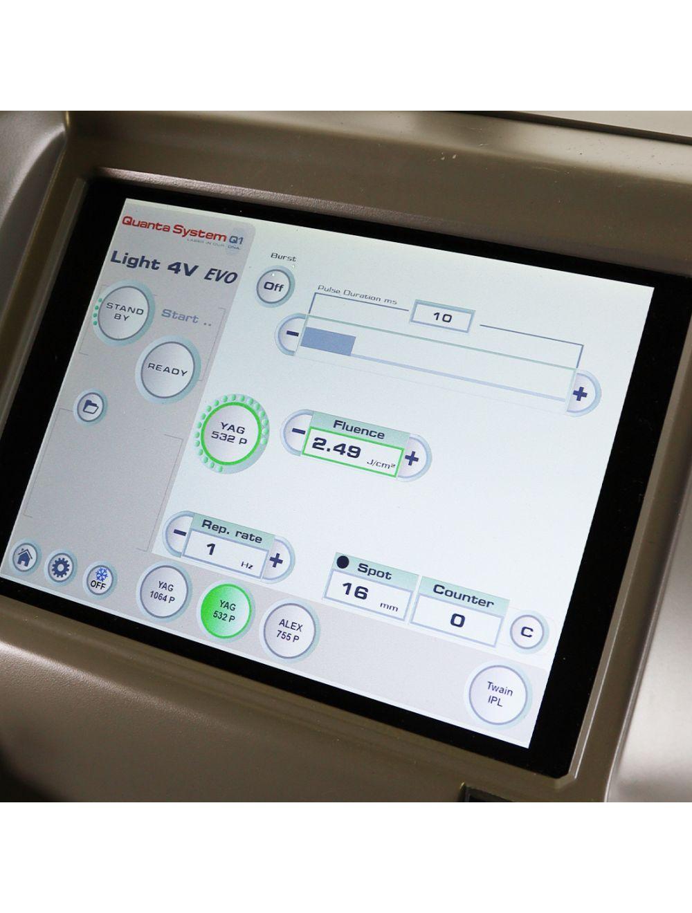 2021 Quanta Light 4V Evo Hair Reduction Vascular Lesions System PCMS00319 Sol International Medical
