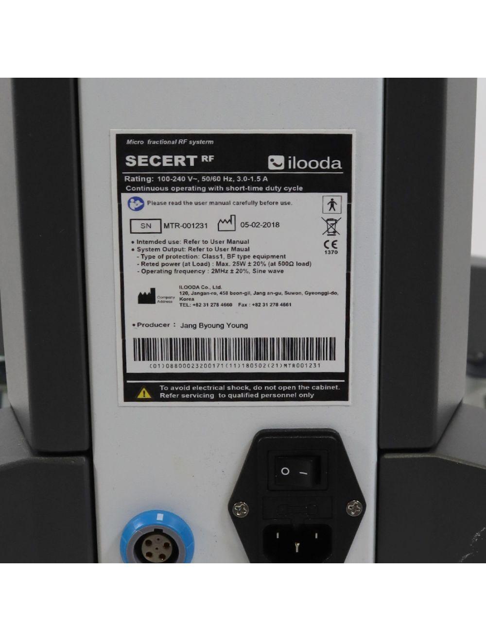 2018 Cutera Ilooda Secret RF RadioFrequency Microneedling Wrinkles Scars Acne Cutera
