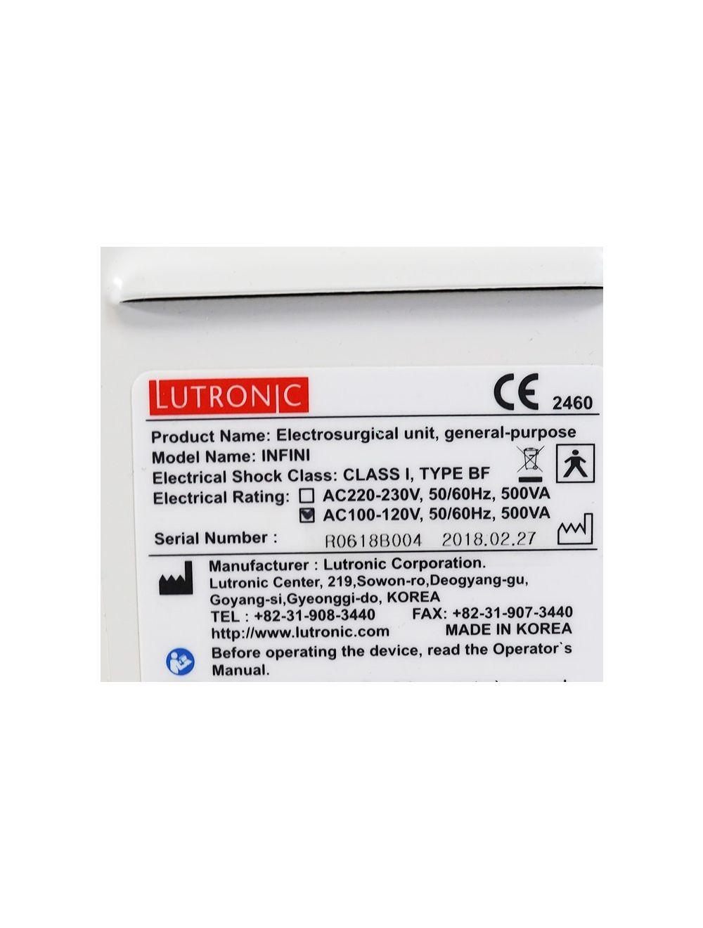 2018 Lutronic Infini RF Microneedling Skin Tightening Rejuvenation Acne Scars Lutronic