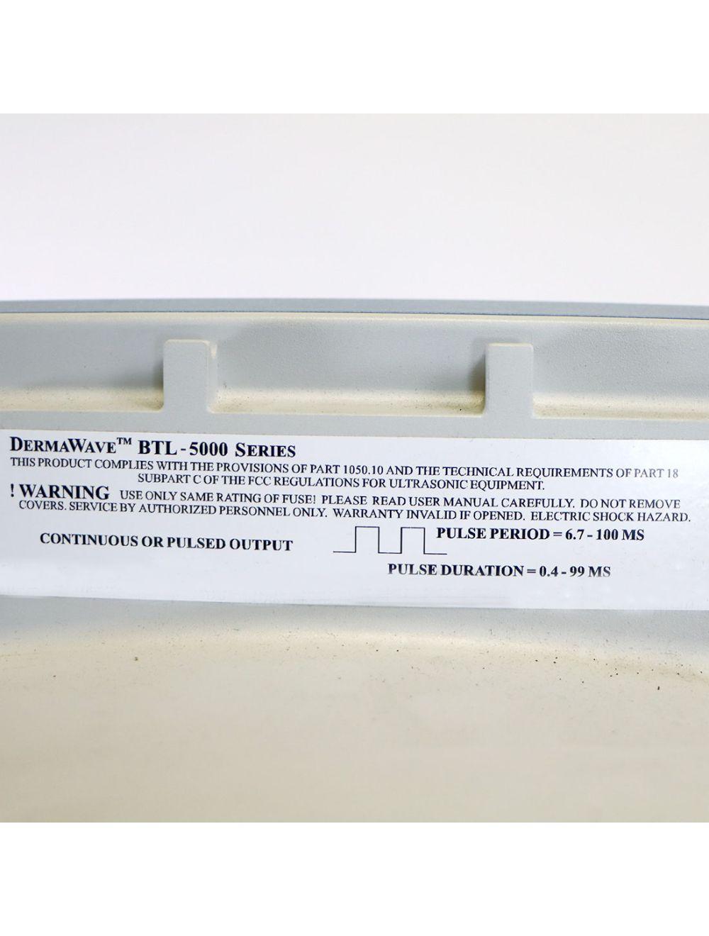 2005 DermaWave BTL-5000 Mesotherapy Power Radial ShockWave Therapy Pain Relief BTL