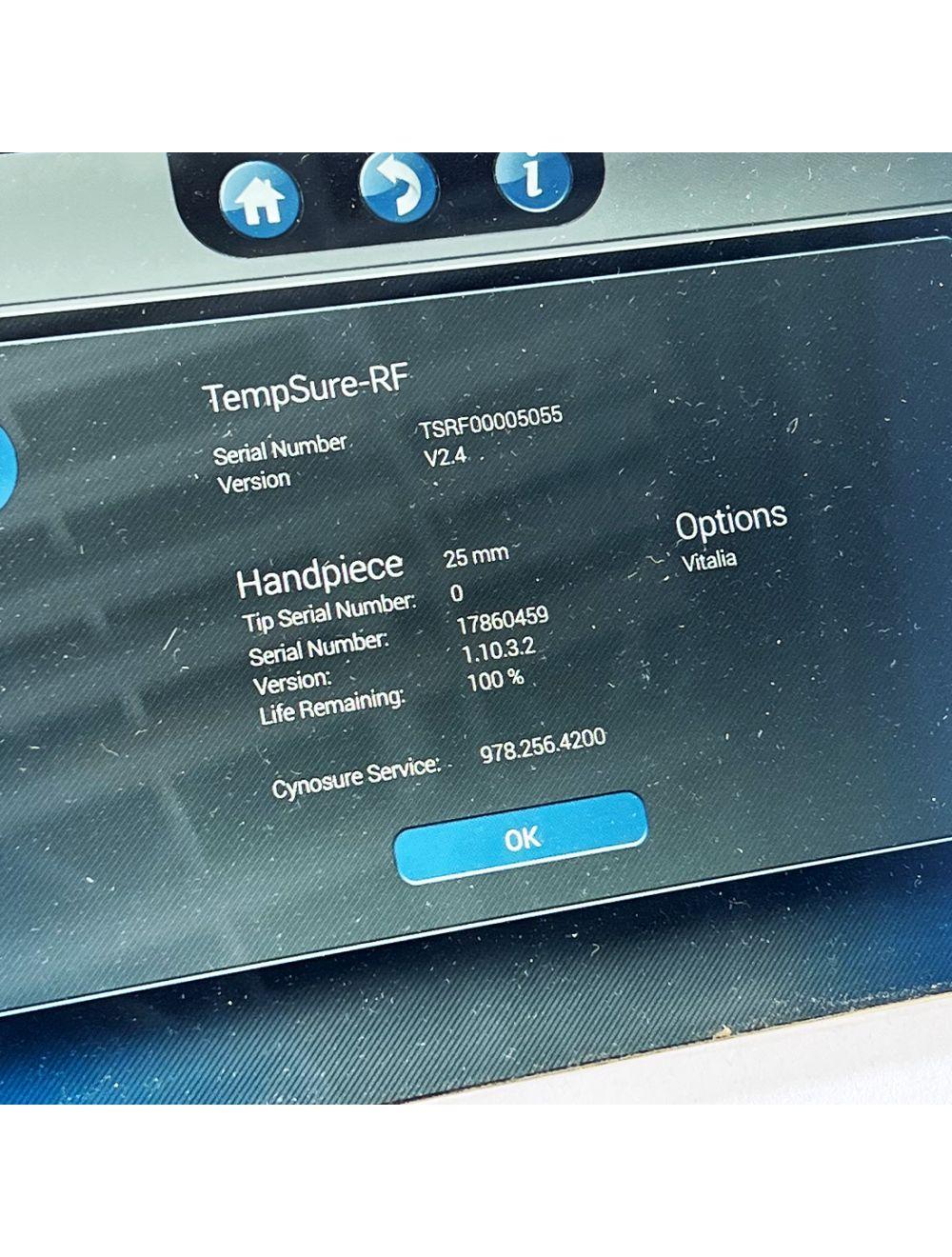 2018 Cynosure Ellman TempSure RadioFrequency Vitalia Skin Tightening RF Cynosure